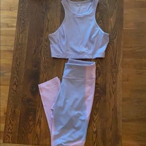 Outdoor Voices Set! Athena Crop Top + Leggings